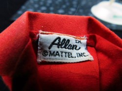 allan red shirt label a